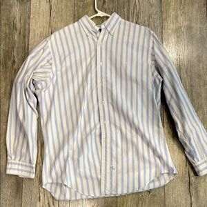 Vintage 80’s Ralph Lauren Button Up Blue/White stripe